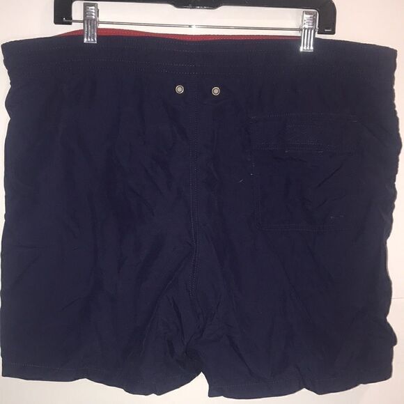 Polo by Ralph Lauren Men's Blue Red Drawstrings Swim Trunks Size Large - Picture 4 of 10